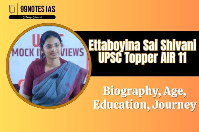 Ettaboyina Sai Shivani Upsc Topper Air 11 – A Journey Of Self-Belief And Perseverance​