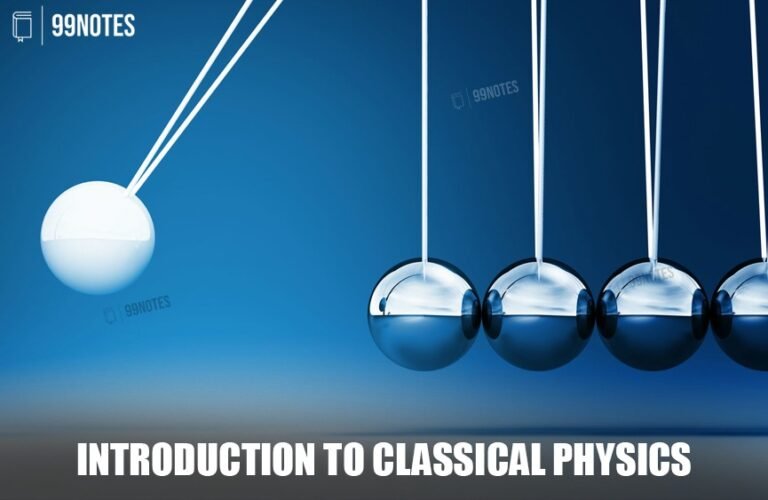 Introduction To Classical Physics
