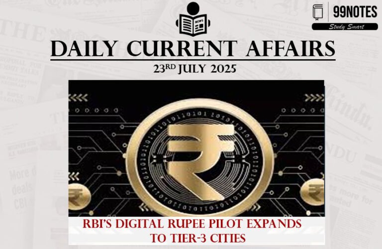 23 July 2025 : Daily Current Affairs