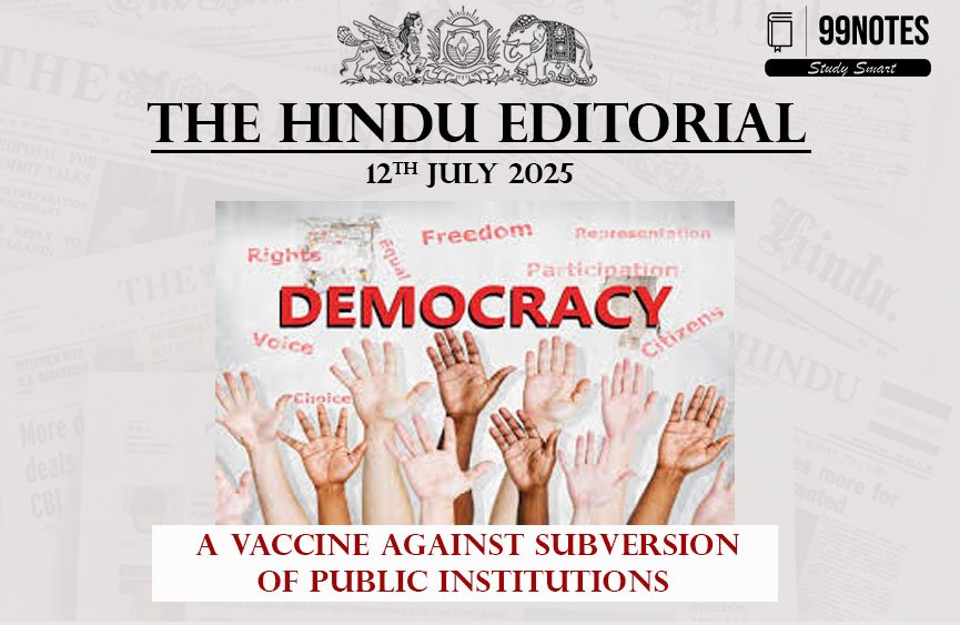 Everything You Need To Know About 15 July 2025: The Hindu Editorial